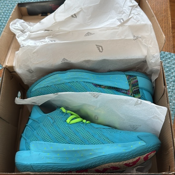 Adidas Dame 7 “Jamfest” Basketball Sneakers - Men’s Size 8 - Picture 7 of 8